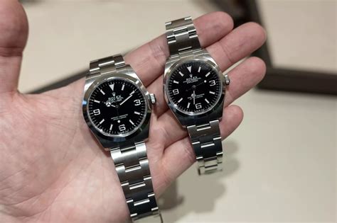 rolex explorer on 6inch wrist|rolex explorer 36mm vs 40mm.